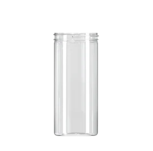 Clear PET Straight Sided Jar