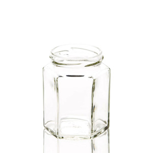 small hexagon jar small hexagon jar