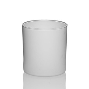  Frosted Glass Candle Jars with Wooden Lids - 36 Pack