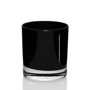 glossy black candle jar glossy black candle jar
