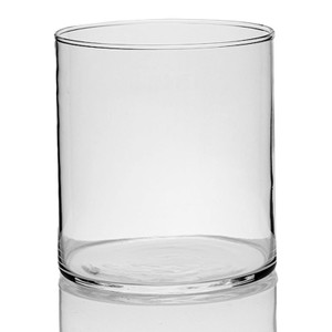 12.5 oz Clear Glass Candle Jars w/ Glass Flat Pressed Lids