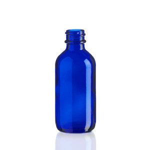 2 oz blue boston round bottle 2 oz blue boston round bottle