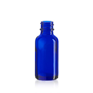 1 oz blue boston round bottle 1 oz blue boston round bottle