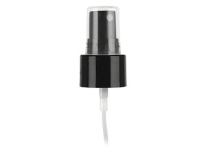 Black fine mist sprayer with smooth side Black fine mist sprayer with smooth side
