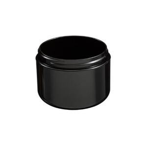 8 oz black double wall jar 8 oz black double wall jar