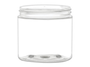 8 oz clear plastic jar 8 oz clear plastic jar