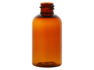 2 oz Amber PET Boston Round Bottle 2 oz Amber PET Boston Round Bottle