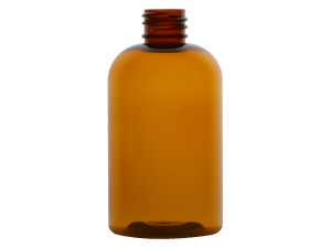 Amber boston round bottle Amber boston round bottle