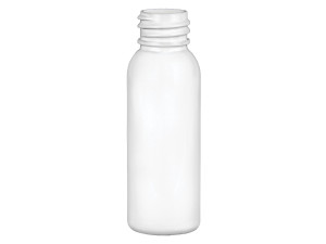 1 oz White PET Cosmo Round Bottle 1 oz White PET Cosmo Round Bottle