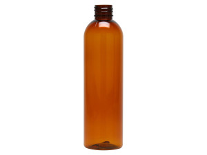 8 oz Amber Cosmo Round PET Bottle 8 oz Amber Cosmo Round PET Bottle