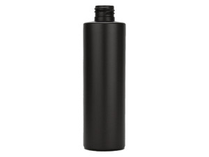 black 8 oz cylinder bottle black 8 oz cylinder bottle