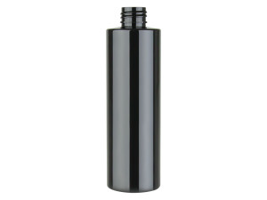 black pet bottle 8 oz cylinder black pet bottle 8 oz cylinder