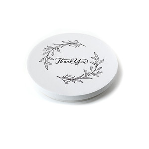 White Thank You Lid White Thank You Lid
