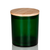 green candle jar