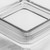 square storage jar with wood lid square storage jar with wood lid