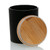 black candle jar with lid black candle jar with lid