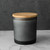 Frosted Black Candle Jar
