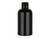 Black 8 oz boston round bottle PET
