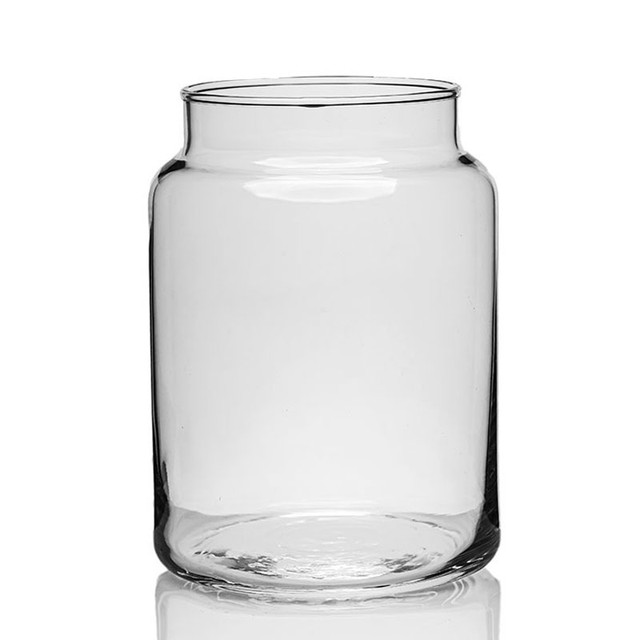 18 oz. (16 oz. Libbey Type) Apothecary Jar - with Choice of Lid - priced  per case of 12 jars