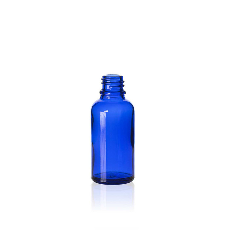 30 ml Cobalt Blue Euro Bottle
