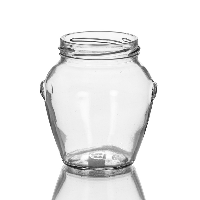 Glass honey pot jar 10 oz