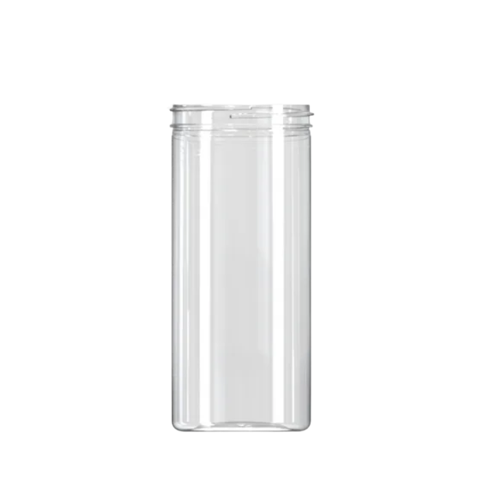 Clear PET Straight Sided Jar