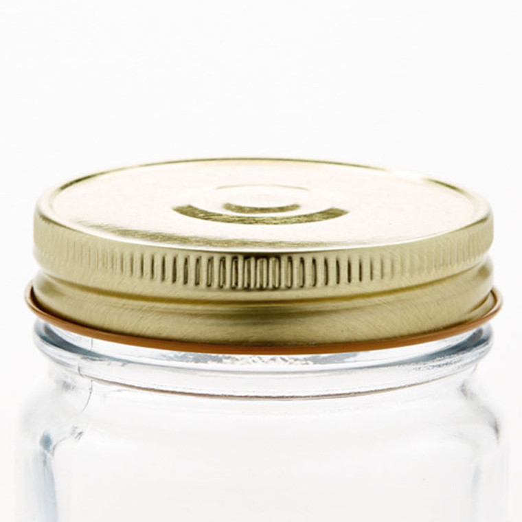 gold button canning lid