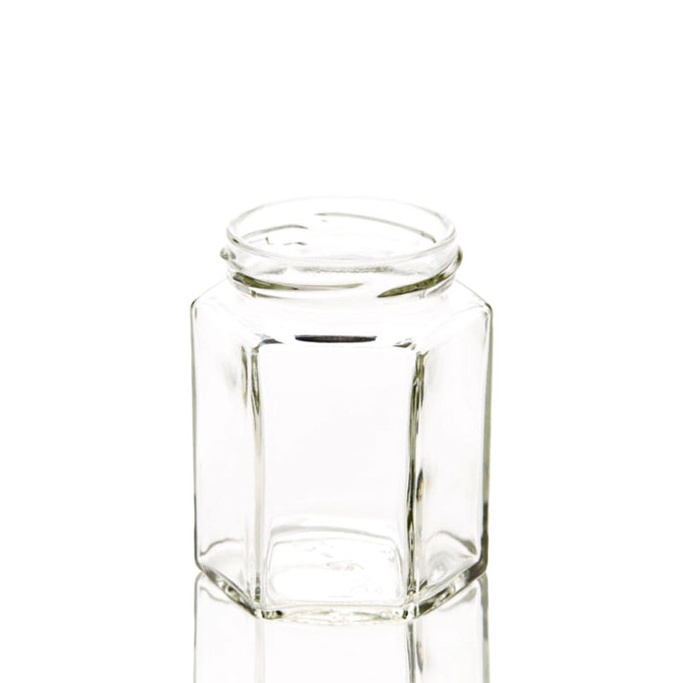 small hexagon jar