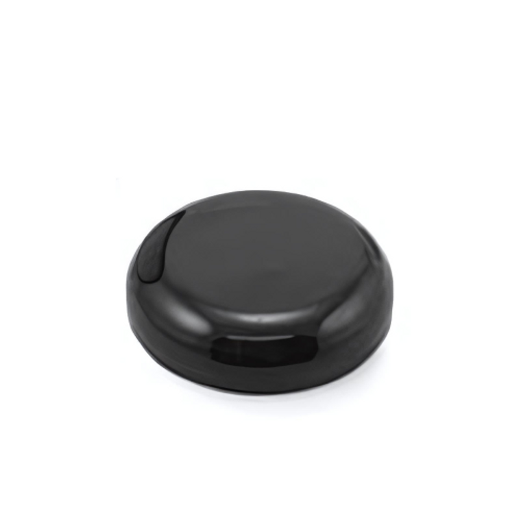 Black dome lid