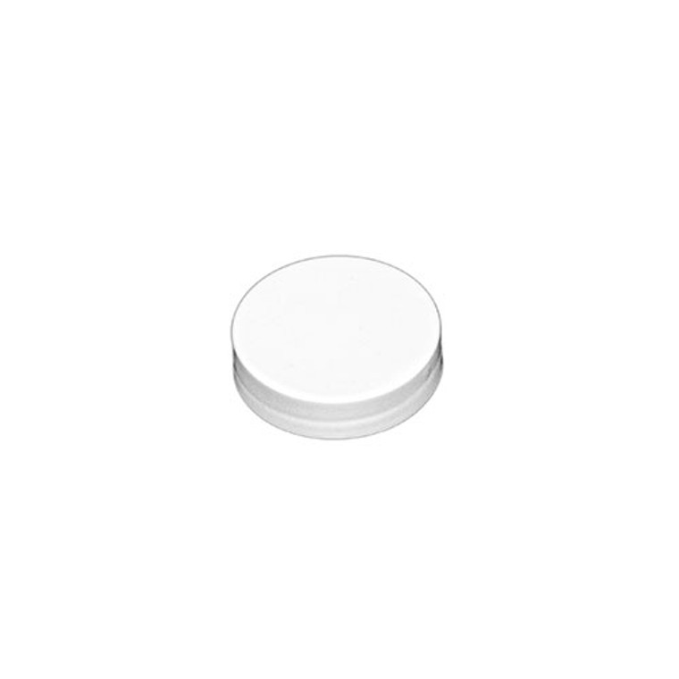 White 43-400 Smooth Sided Cap