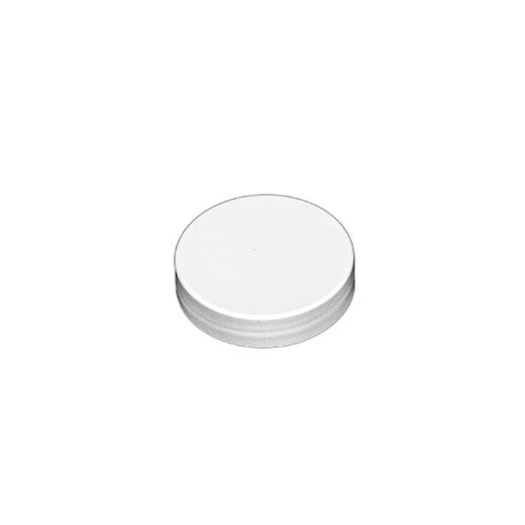 White 48-400 Smooth sided cap