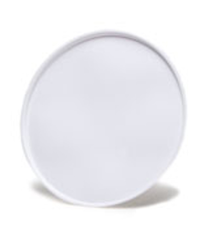 White PET Jar Dust Cover 89-400 | 36 Pack