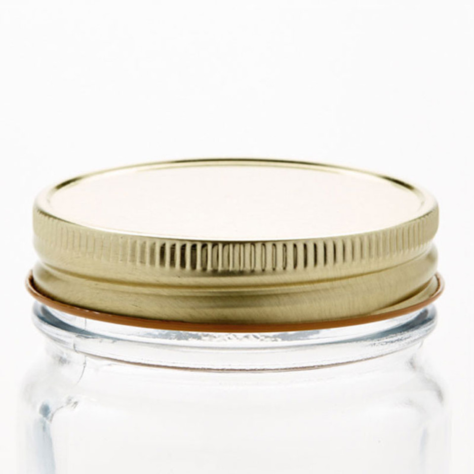 Embossed 4oz Square Mason Jar, Packed 12, Lid Separate Product Detail @  Community Candle and Soap Supply