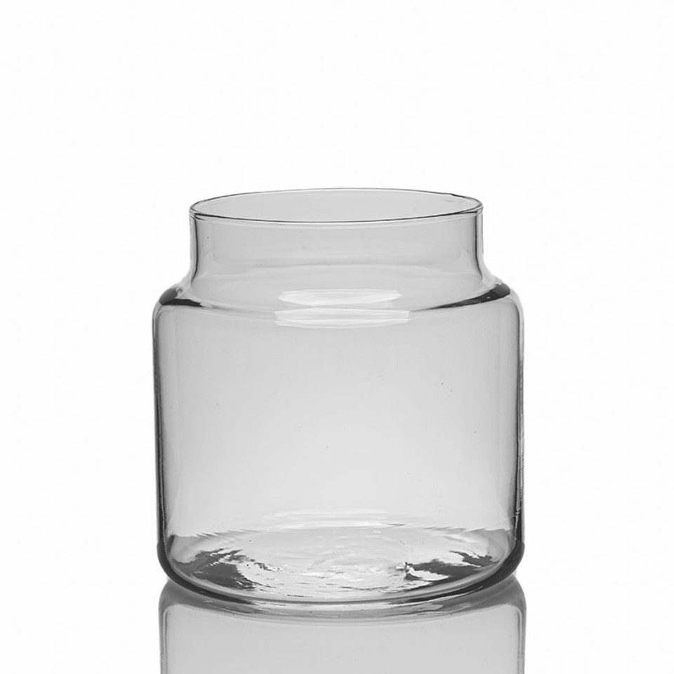 18 oz. (16 oz. Libbey Type) Apothecary Jar - with Choice of Lid - priced  per case of 12 jars