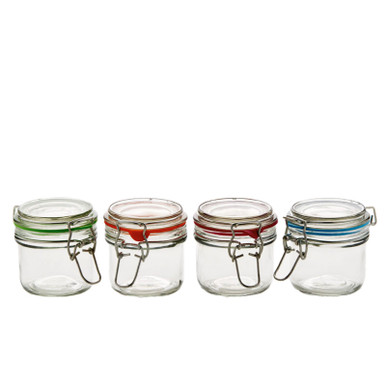 Anchor Hocking Hermes Clamp Top Jar, 17 oz