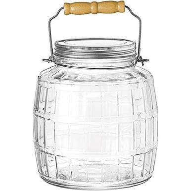 Heritage Hill 128-Oz. Large Glass Jar with Lid + Reviews