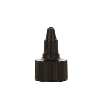 Black 24-410 Polypropylene Twist Cap .118