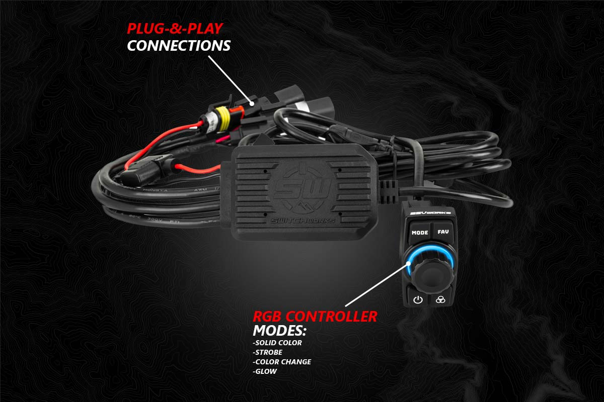 Polaris RZR V-Spec 3-Speaker Plug-&-Play Kit Ride Command - NFD by