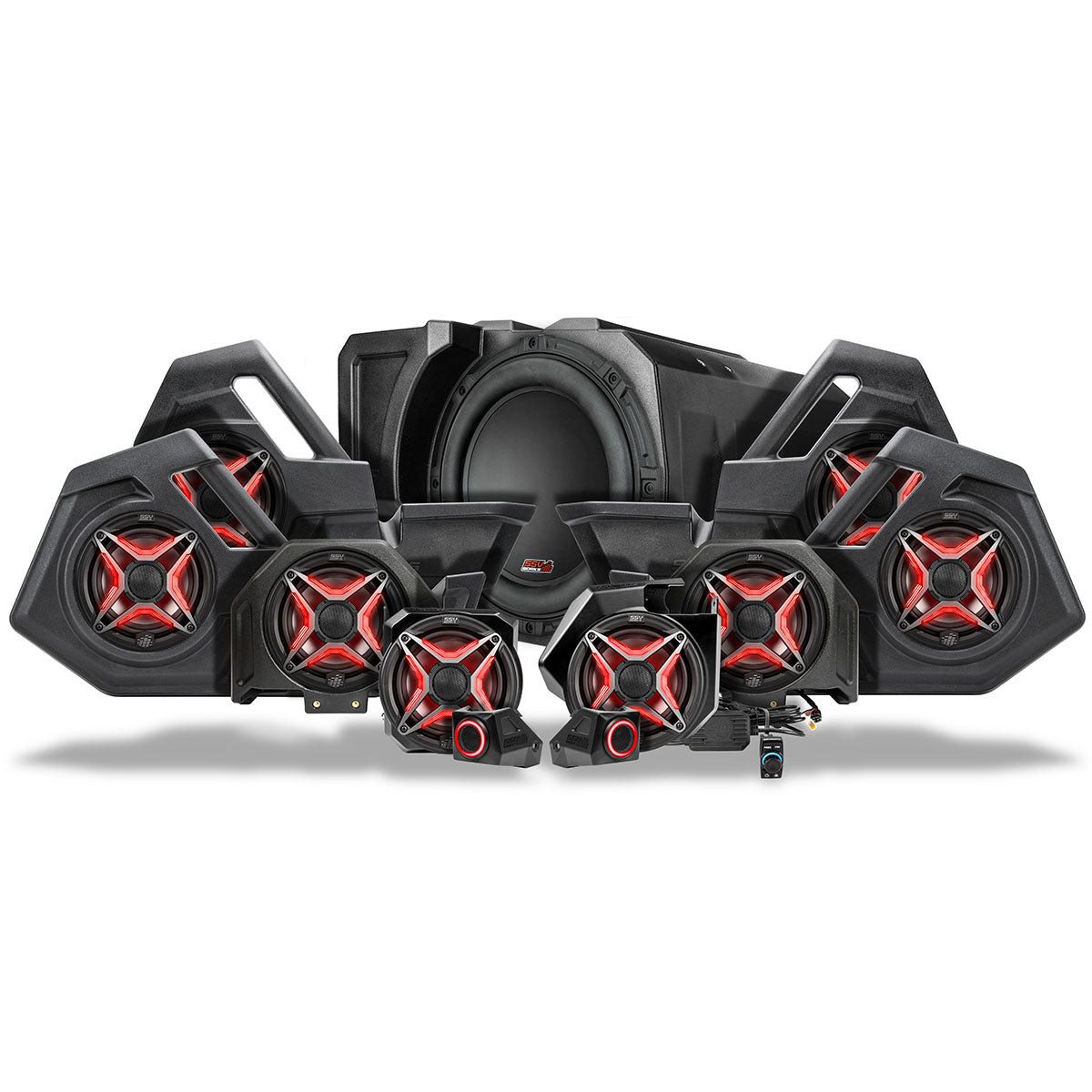 Rzr Pro R Sound System Polaris RZR Pro R 4-Seater Ultimate Plug-&-Play 11-Speaker Factory ...