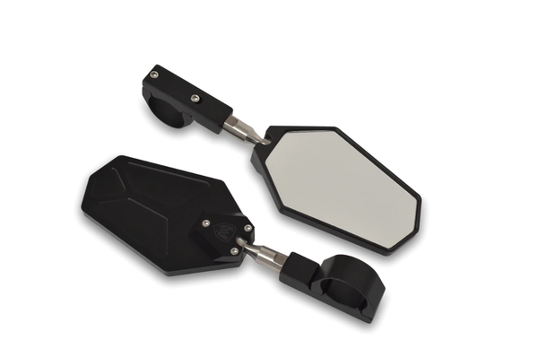 Maverick 1.875" Billet Convex Mirrors Set Of 2 by Moto Armor 