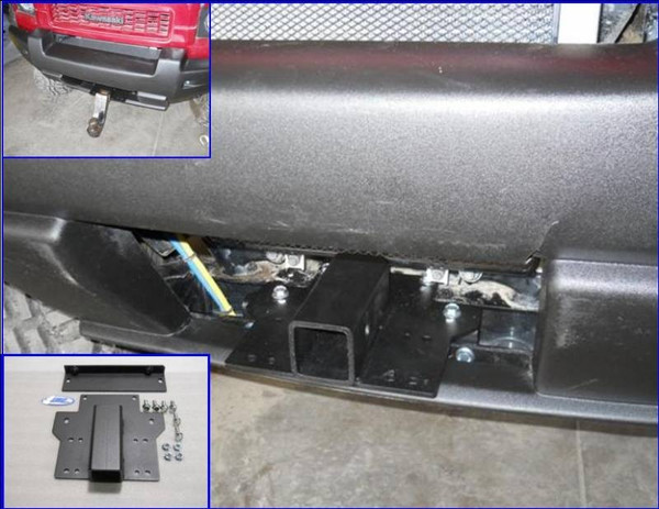 Mule 4010 Trans 2 inch Front Receiver Hitch by Extreme Metal Products