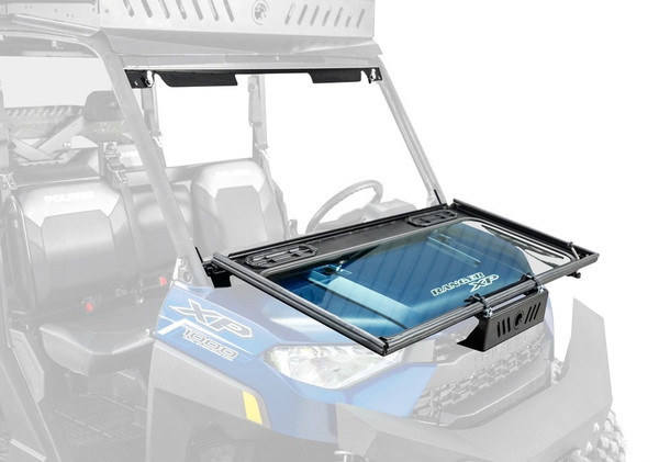Polaris Ranger XP 1000 Flip Down Glass Windshield by SuperATV