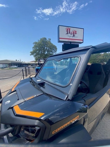 Can-Am Commander Rear Windshield by Dirt Warriors Accessories