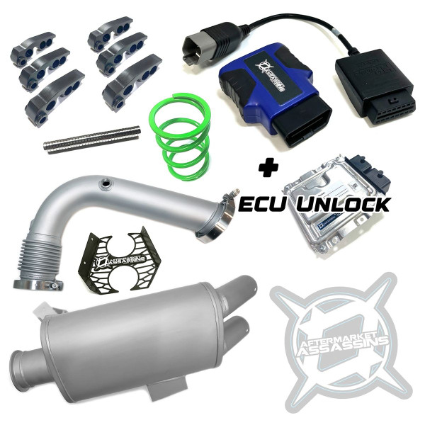 Can-Am Maverick X3 RR (2021) 195 HP Stage 2 Lock & Load Kit with RTD4 & ECU Unlock by Aftermarket Assassins