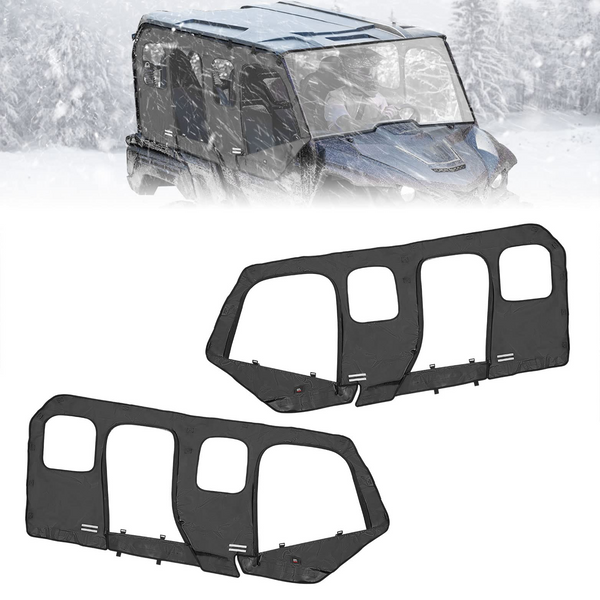 Yamaha Wolverine X4 Soft Cab Enclosure Upper Doors by Kemimoto
