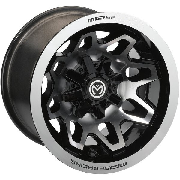 John Deere RSX850i Matte Black 416X 14x7 Wheel by Moose