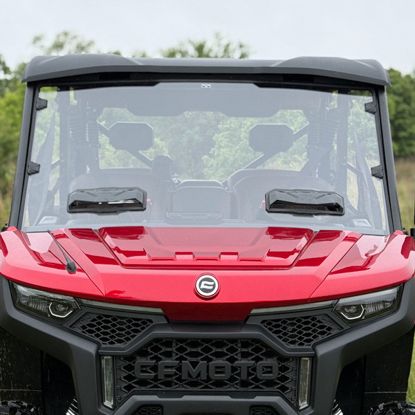 CFMOTO U10 Pro Toolless Versa-Vent Scratch Resistant Hard Coated Windshield by Seizmik