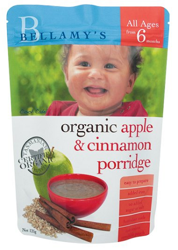 Bellamy's Organic Milk Baby Rice Cereal Australia Bellamy's