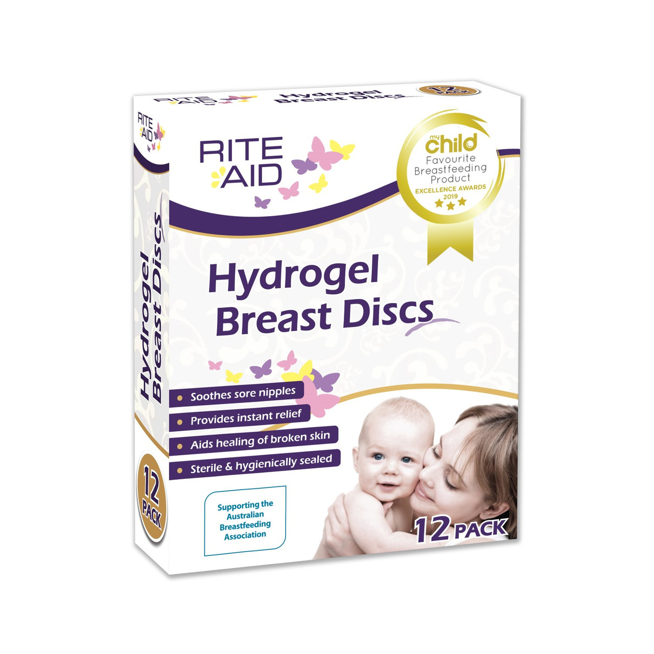 Rite Aid Hydrogel Breast Discs 12 Pack