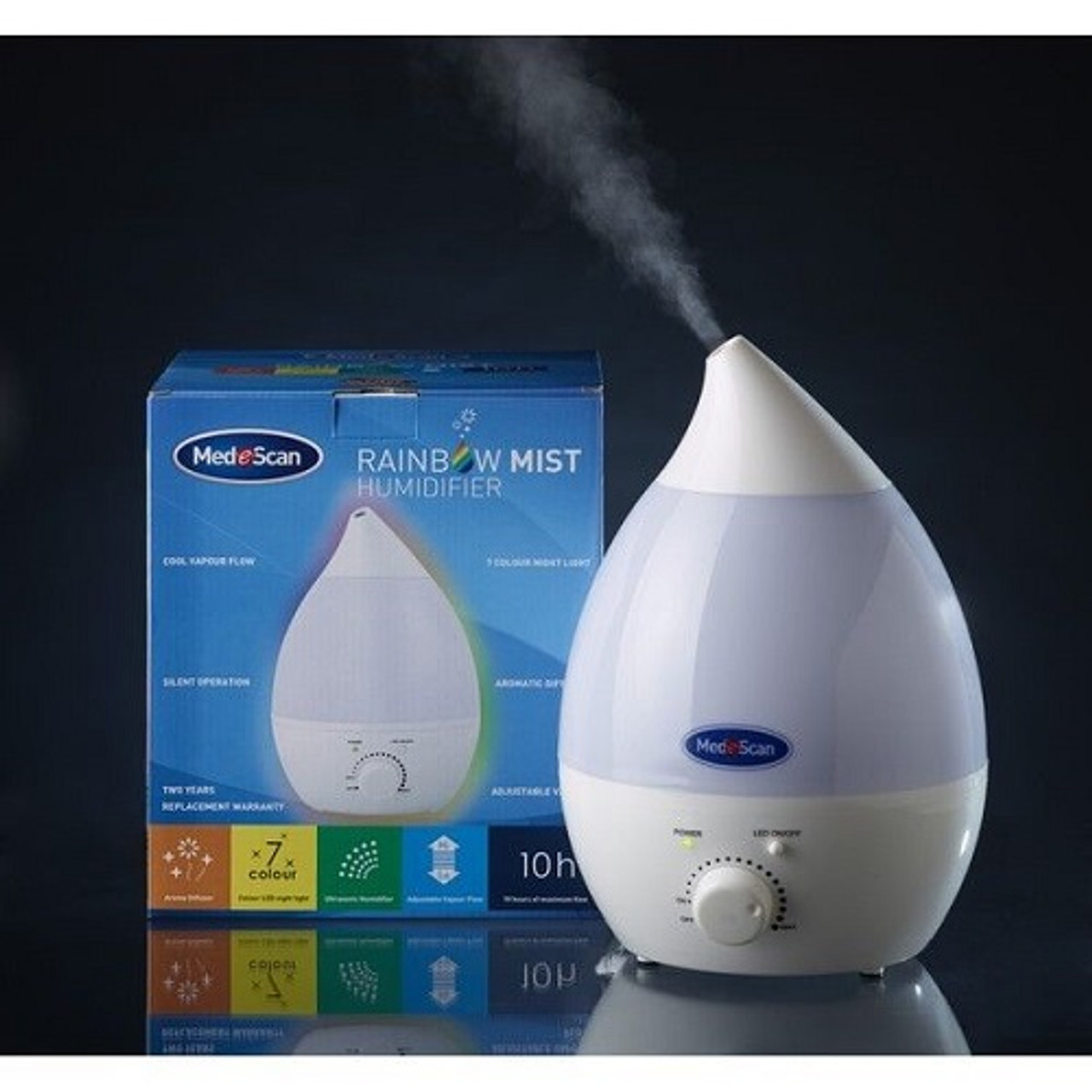 Medescan Rainbow Mist Humidifier